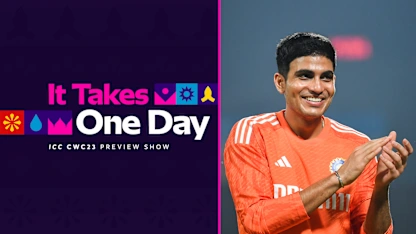 Logo of India and South Africa prepare for table-topping clash | It Takes One Day Episode 37 | CWC23