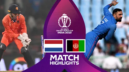 Logo of Confident Afghanistan march to third straight win | Match Highlights | CWC23