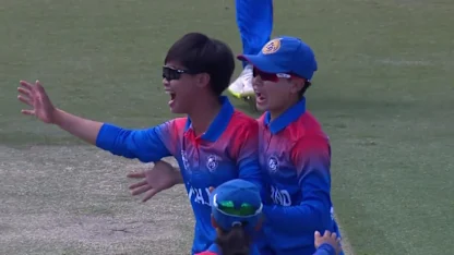 Logo of WT20WC: Eng v Tha - Nattaya Boochatham removes Amy Jones on a duck