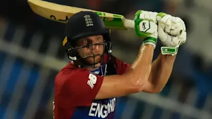 Logo of Buttler belts six to raise brilliant last-ball ton