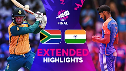 Logo of India win their second T20 World Cup title | Extended Highlights | SA v IND | T20WC 2024 Final