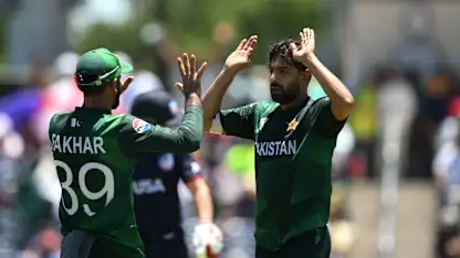 Logo of Crucial breakthroughs from Rauf and Amir | USA v PAK | T20WC 2024