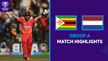 Logo of Zimbabwe crush Netherlands with blazing run chase | CWC23 Qualifier