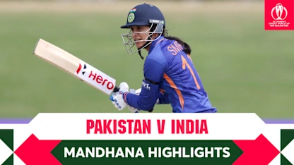 Logo of Highlights: Smriti Mandhana's fine half-century