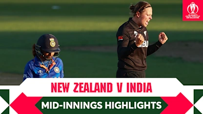 M8 Mid-Innings Highlights: New Zealand v India
