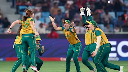 Logo of Dangerous Halliday falls after engaging cameo | Final | WT20WC 2024