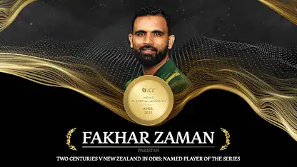 Logo of ICC Men's Player of the Month for April 2023 revealed