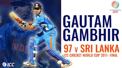 Logo of Gautam Gambhir's underrated knock | CWC 2011 | Final