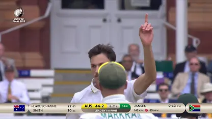 Marnus Labuschagne - Wicket - South Africa vs Australia