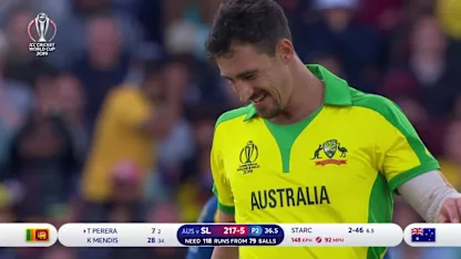 Logo of CWC19: SL v AUS - All of Mitchell Starc's wickets