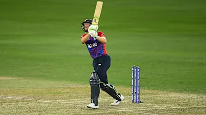 Logo of Buttler smashes two sixes over 90m