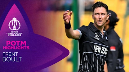 Logo of Trent Boult shone with early wickets in pivotal spell | CWC23