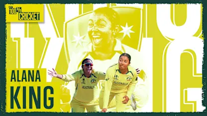 Logo of Alana King | Next-generation leg-spinner | 100% Cricket