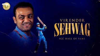 Logo of Virender Sehwag: ICC Hall of Fame 2023 inductee