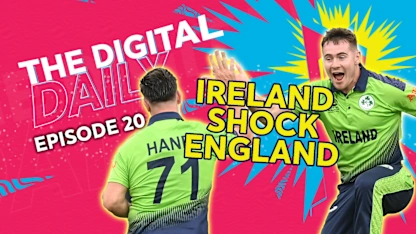Logo of Ireland shock England | Digital Daily: Episode 20 | T20WC 2022