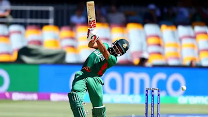 Logo of Najmul Hossain Shanto smacks 10 runs from two balls | T20WC 2022