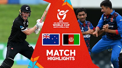 Logo of New Zealand v Afghanistan | Match Highlights | U19 CWC 2024