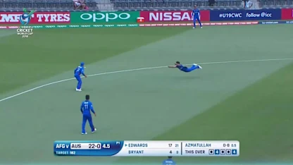 Logo of AUSvAFG semi-final Player of the Match: Jack Edwards