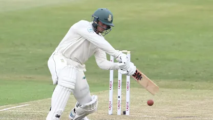Logo of De Kock hit eight fours and one six in his 94-ball stay at the crease