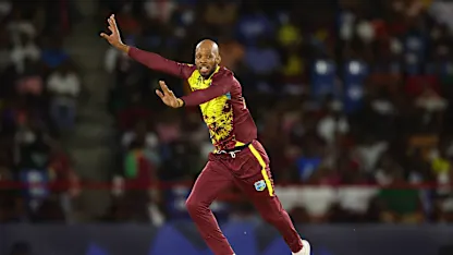 Logo of Chase traps Buttler leg before to give West Indies first breakthrough | T20WC 2024
