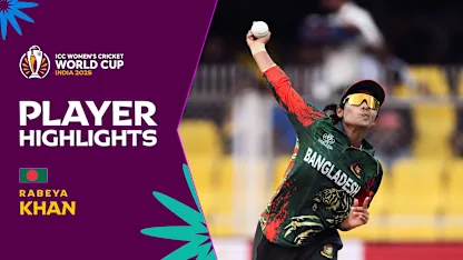 Rabeya Khan's spectacular spell against New Zealand | Player Highlights | CWC25