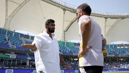 Logo of Jasprit Bumrah in the house | PAK v IND | Champions Trophy 2025