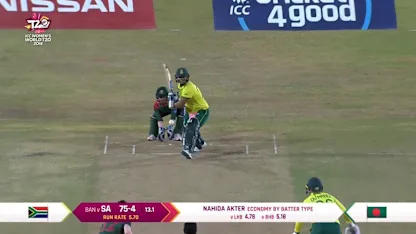 SA v BAN: South Africa innings highlights