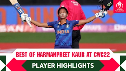 Logo of The best of Harmanpreet Kaur | CWC22