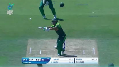 Rohail Nazir nicks through off Rolfes for 23