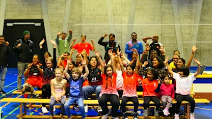 Players and fans at Switzerland's criiio event and watch party | Women's Cricket Week