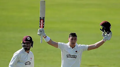 Logo of Matt Renshaw made a century on debut for Somerset