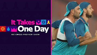 Logo of Depleted Australia out to end England's World Cup campaign | It Takes One Day: Episode 36 | CWC23