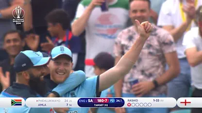 Logo of CWC19: Eng v SA – South Africa fall of wickets