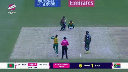 Logo of Watch the final ball as South Africa win thriller | SA v BAN | T20WC 2024