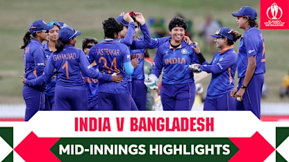 M22 Mid-Innings Highlights: India v Bangladesh