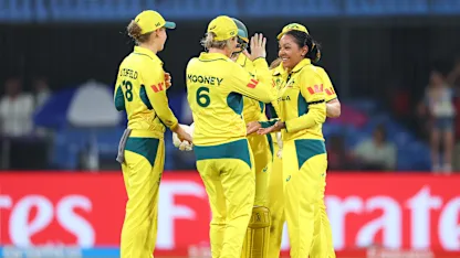 LIVE: Australia on top in CWC25 clash despite Devine knock