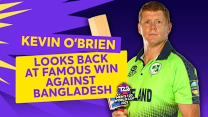 Logo of Kevin O'Brien on 2009 win v Bangladesh | T20 World Cup