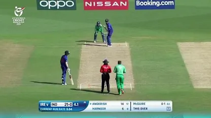 Logo of Angkrish Raghuvanshi on fire | IND v IRE | U19 CWC