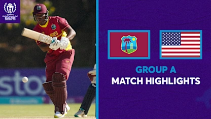 Logo of West Indies hold on against USA in high-scoring opener | CWC23 Qualifier
