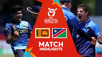 Sri Lanka v Namibia | Match Highlights | U19 CWC 2024