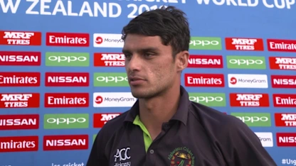 Logo of Last minute drama as Ireland beat Afghanistan by 4 runs