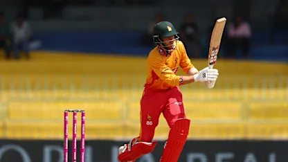 Brian Bennett smacks it straight over mid-off | T20WC 2026
