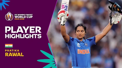 Pratika Rawal's maiden World Cup ton | Player Highlights | CWC25 