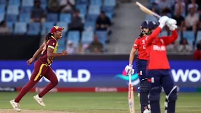 Logo of Dottin's brilliant play sets up first wicket | WT20WC 2024