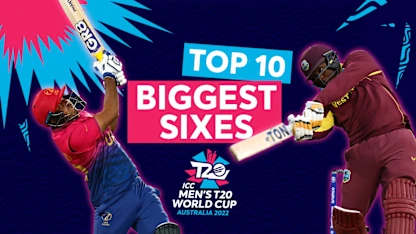Logo of Biggest sixes at the ICC Men's T20 World Cup 2022