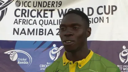 U19 CWC Africa Q: Namibia v Nigeria – Interview with Player of the Match Okpe Sylvester