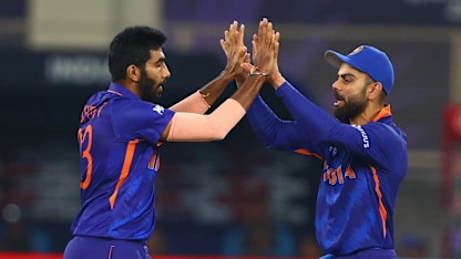 Logo of Jasprit Bumrah strikes early for India
