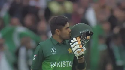 CWC19: NZ v PAK - Wild celebrations at Edgbaston for Babar's hundred