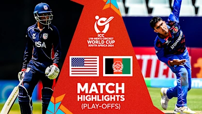 Logo of USA v Afghanistan | Match Highlights | U19 CWC 2024