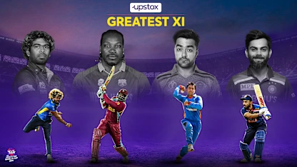 Logo of Upstox Greatest XI – Your chance to pick your dream T20 World Cup team